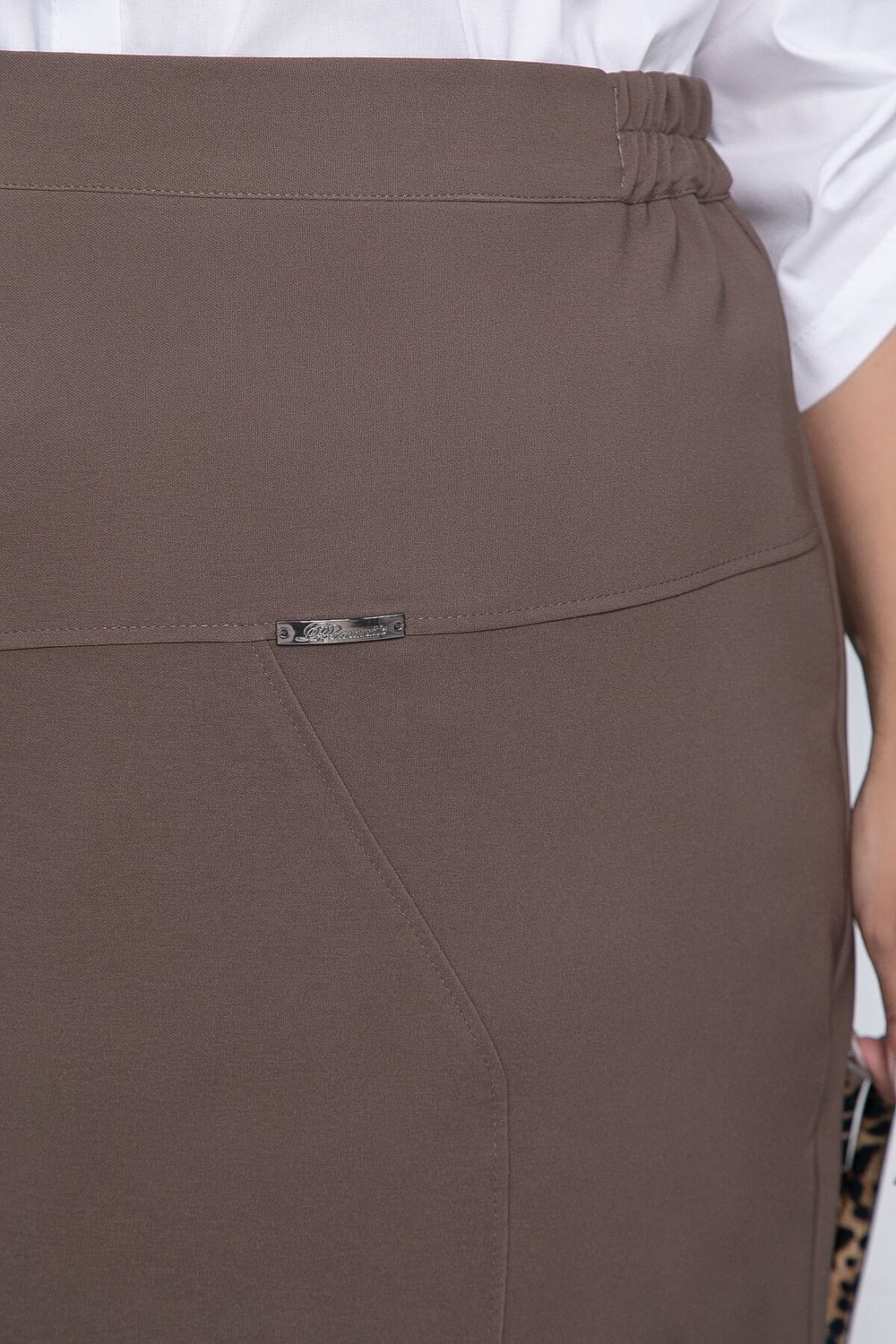 Юбка Классика стиля (коричневая) Ю10732 LT Collection