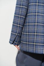 ПИДЖАК В КЛЕТКУ СИНИЙ|СВЕТЛО-ЖЕЛТЫЙ