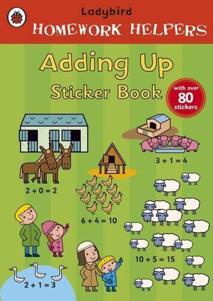 Homework Helpers: Adding Up Sticker Book
