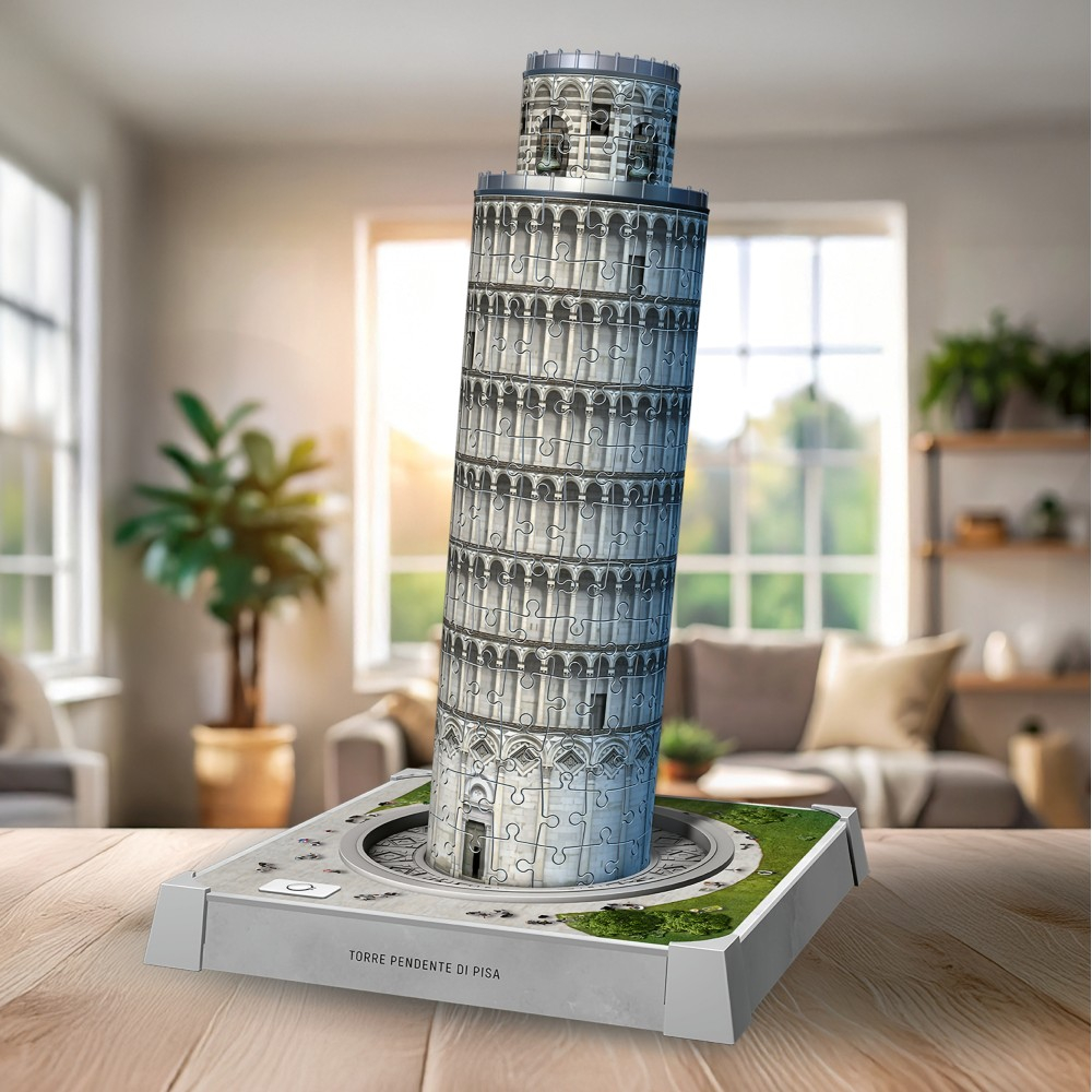 Пазл 3D Ravensburger Iconics 080282 Пизанская башня с LED-подсветкой 231 элемент 080282 — фото 4