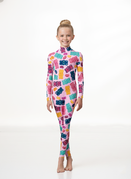 Комбинезон для воздушной гимнастики "Мармеладный мишка"