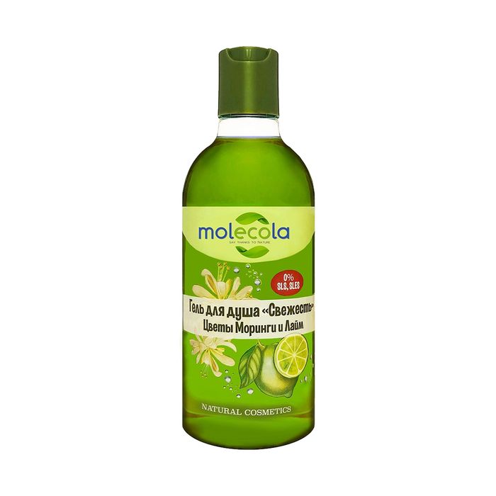 MOLECOLA Гель для душа &quot;Свежесть&quot; цветы моринги и лайм 400 ml