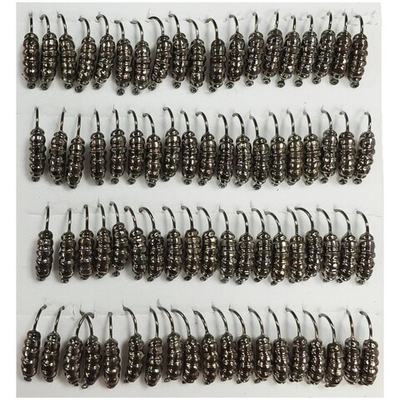 Мормышки вольфрамовые №3 Опарыш, цвет серый, 0,6 гр.( набор 10 штук) цена указана за 1 штук