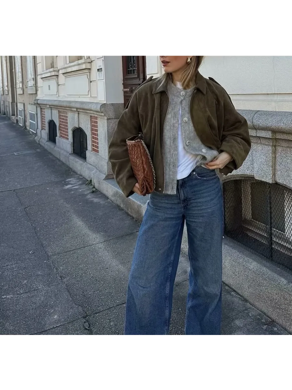 Куртка-бомбер оверсайз