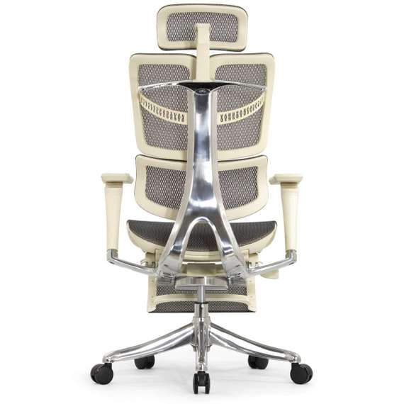 Кресло EXPERT 2 FLY RFYM 01 G (сидение MAX с подножкой, подлокотник 6D(360), сетка сер/каркас светл)