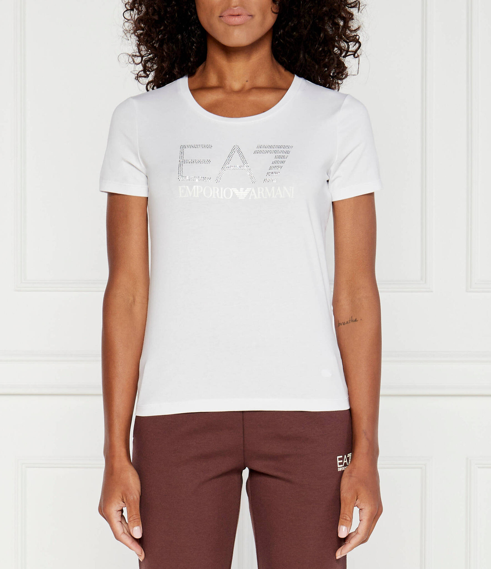 Футболка EA7 - белый(6DTT14 TJQCZ)