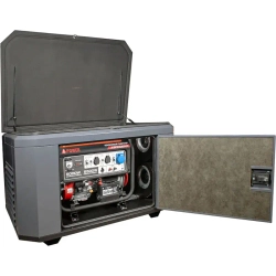 A-iPower A9000EAX бензиновый генератор в кожухе 1400SS RAL 7024 с блоком АВР 400В/25А (8 pin) New УТ-11182381/29109