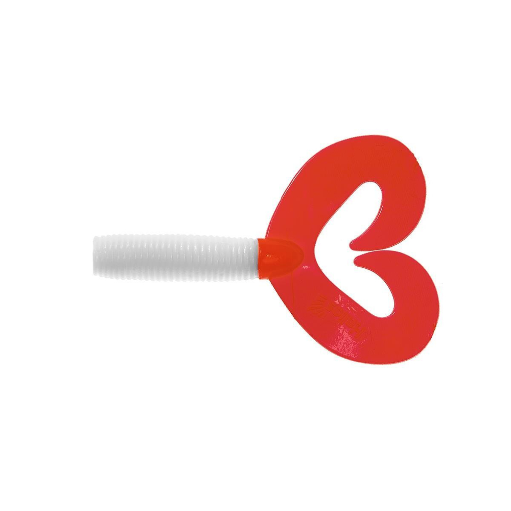 Твистер Credo Double Tail 1,96"/5 см White RT 10шт. (HS-27/1-003) Helios
