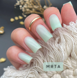 Опция Гель моделирующий цветной Мята самовыравнивающийся, 15мл4