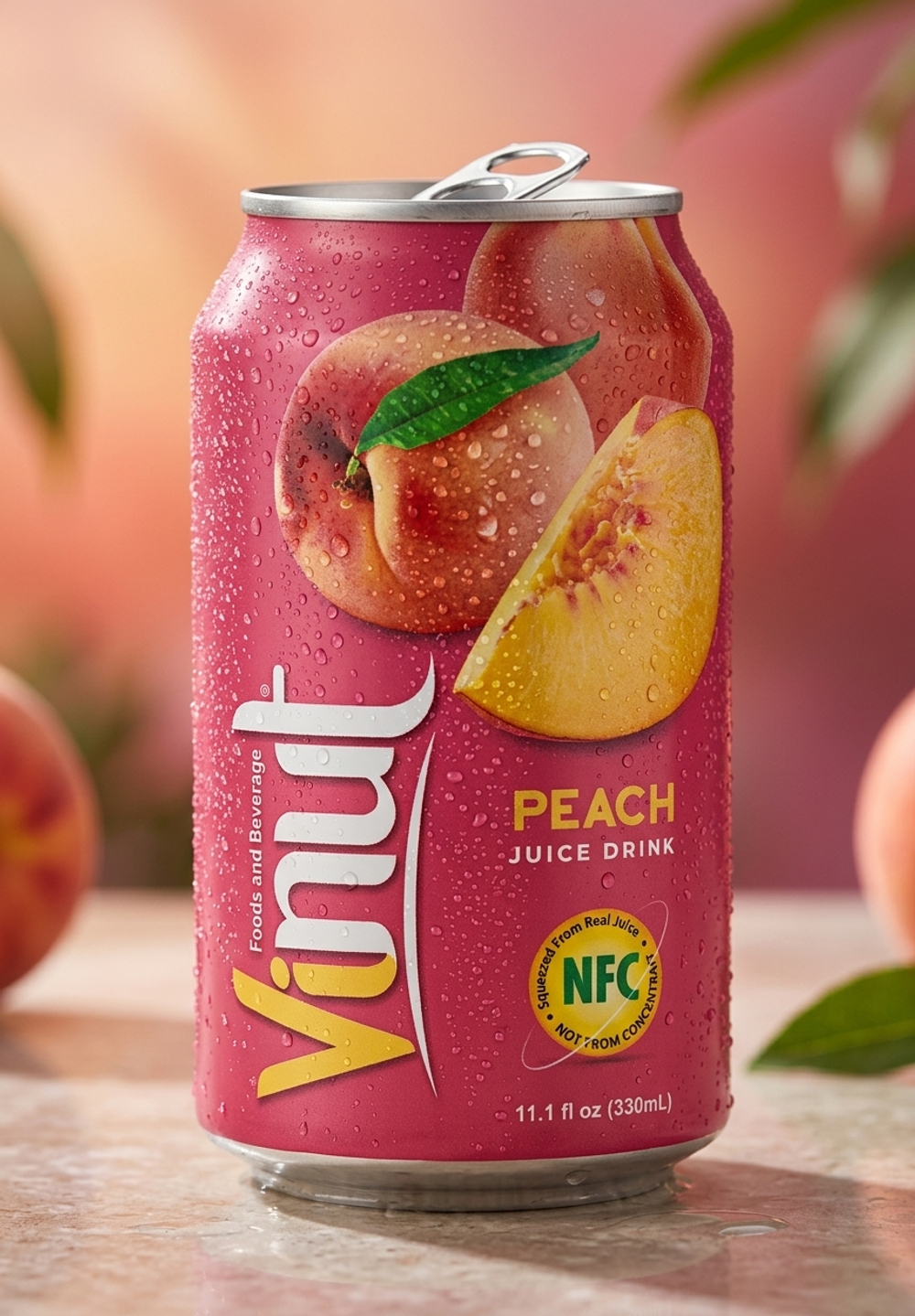 Напиток ViNut, Вьетнам, 330 мл персик