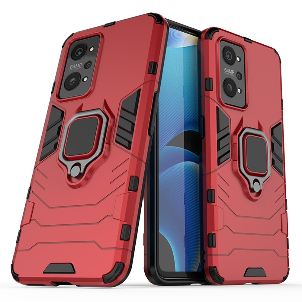 Противоударный чехол с кольцом Panther Case для Realme GT NEO2 5G