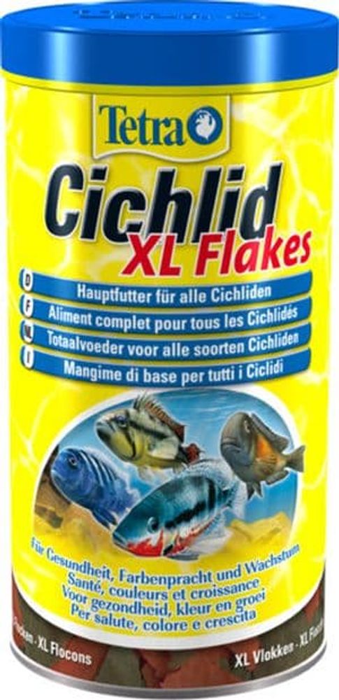 TetraCichlid XL корм для всех видов цихлид, крупные хлопья 1 л TetraCichlid XL корм для всех видов цихлид, крупные хлопья 1 л