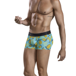 Голубые трусы-хипсы с принтом в виде лимонов Lemons Trunks (Размер: M) (Цвет: голубой)