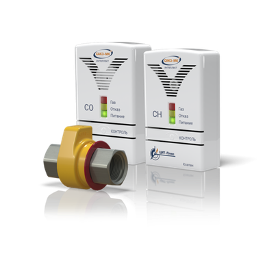 САКЗ-МК-2-1Ai DN 20 ГГ НД (природный газ+оксид углерода+КЗЭУГ-Б Д16Т) БЫТОВАЯ / САКЗ-МК-2-1Ai (природный газ+оксид углерода) БЫТОВАЯ (без кабеля для клапана)