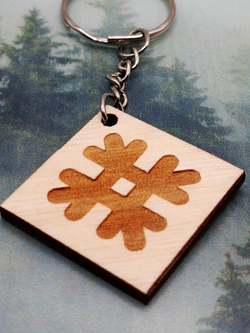 Брелок из дерева Целебник