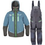 Зимний мужской костюм-поплавок ХСН Rescuer V NEW -45 (Hardguard) Бирюза (Зеленые молнии)