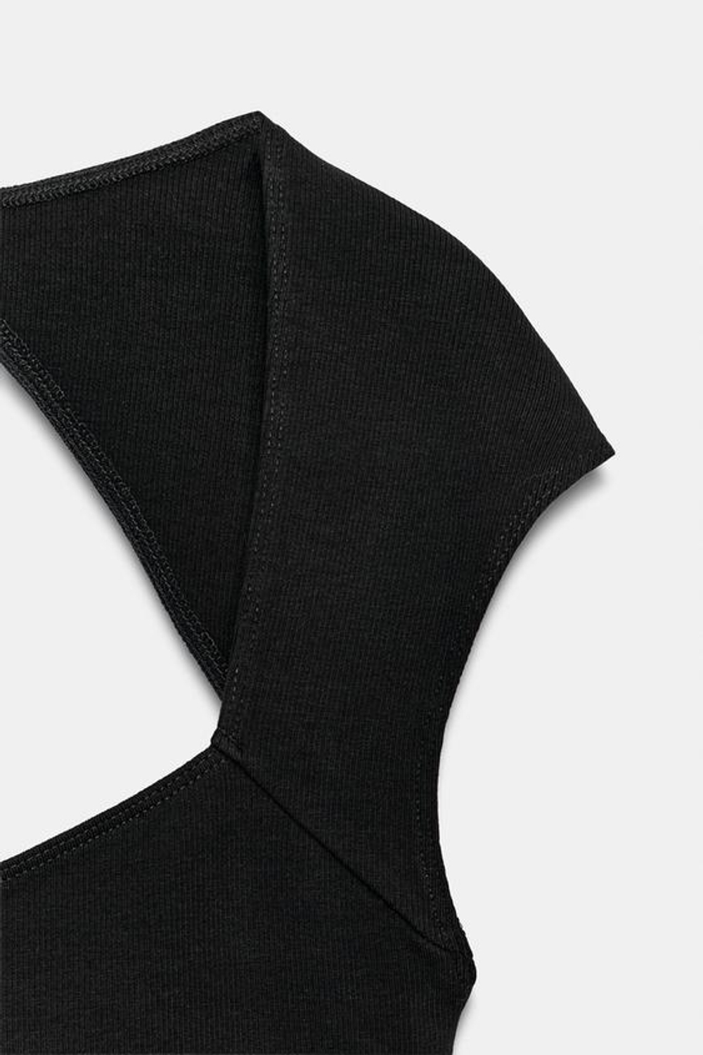 ZARA ТОП С ВЫРЕЗОМ НА СПИНЕ, ЧЕРНЫЙ