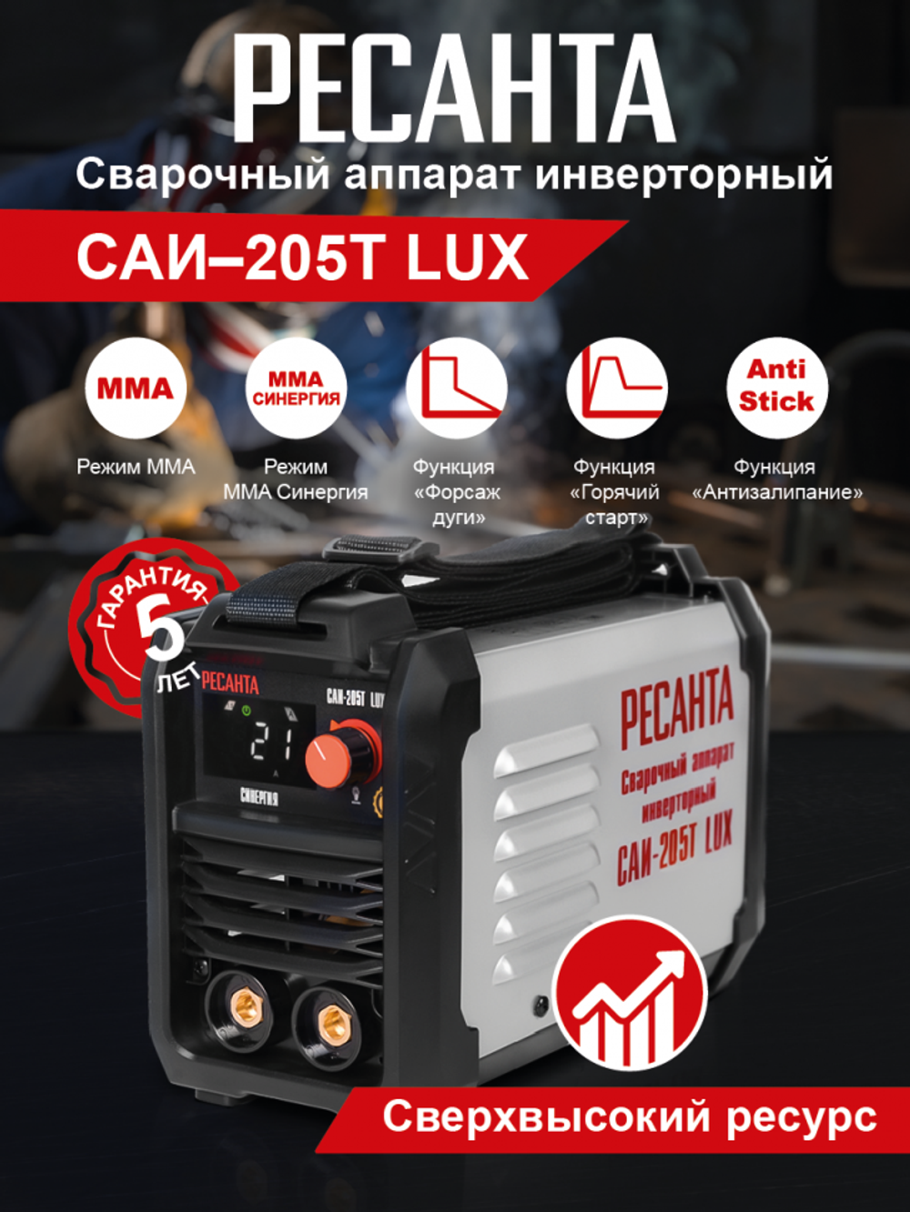 Сварочный аппарат Energolux САИ-205Т LUX 65/78