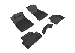 Коврики салона Sotra 3D LUX для Audi A4 2016- (B9) черные. Артикул ST 74-00630