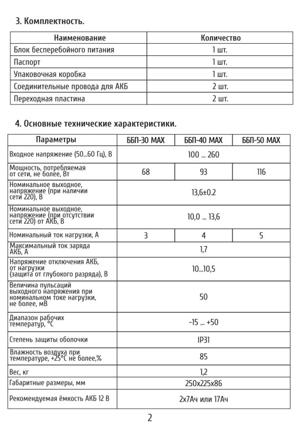 Источник бесперебойного питания ББП-50 MAX