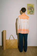Рубашка Soeurs Linen Orange Juice Shirt orange