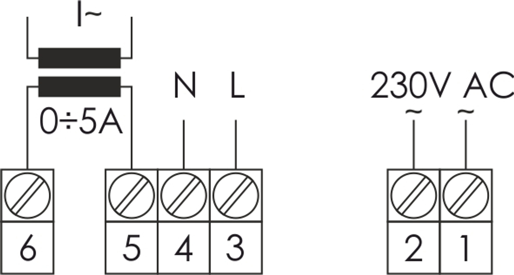 Указатель многофункциональный (мультиметр щитовой) 1-фазн. DMM-1T Uизм. 12-400В AC Iизм. 0.05-5; 1-9000 с внешн. ТТ Uпит. F&F