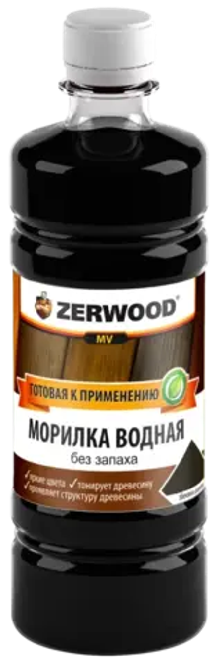 ZERWOOD MV Морилка водная Эбеновое дерево 0,5л (ИжСинтез)