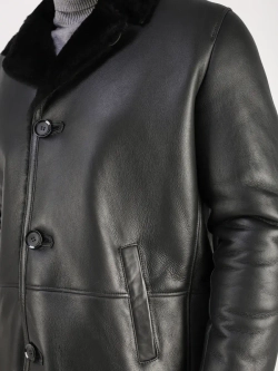 Дубленка зимняя натуральная длинная куртка