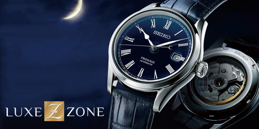 Presage Blue Enamel Limited Edition, вдохновленные очарованием луны