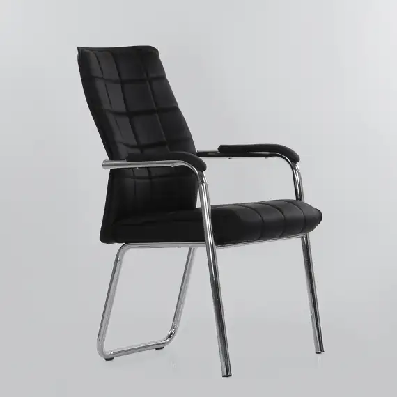 Кресло Barneo K-14 для посетителей и переговорных черный
