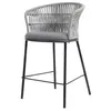 Полубарный стул Haugen, 66 см, серый