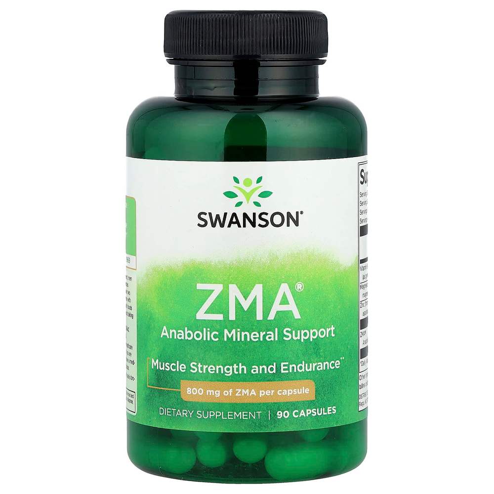 Swanson, ZMA®, анаболическая минеральная поддержка, 90 капсул