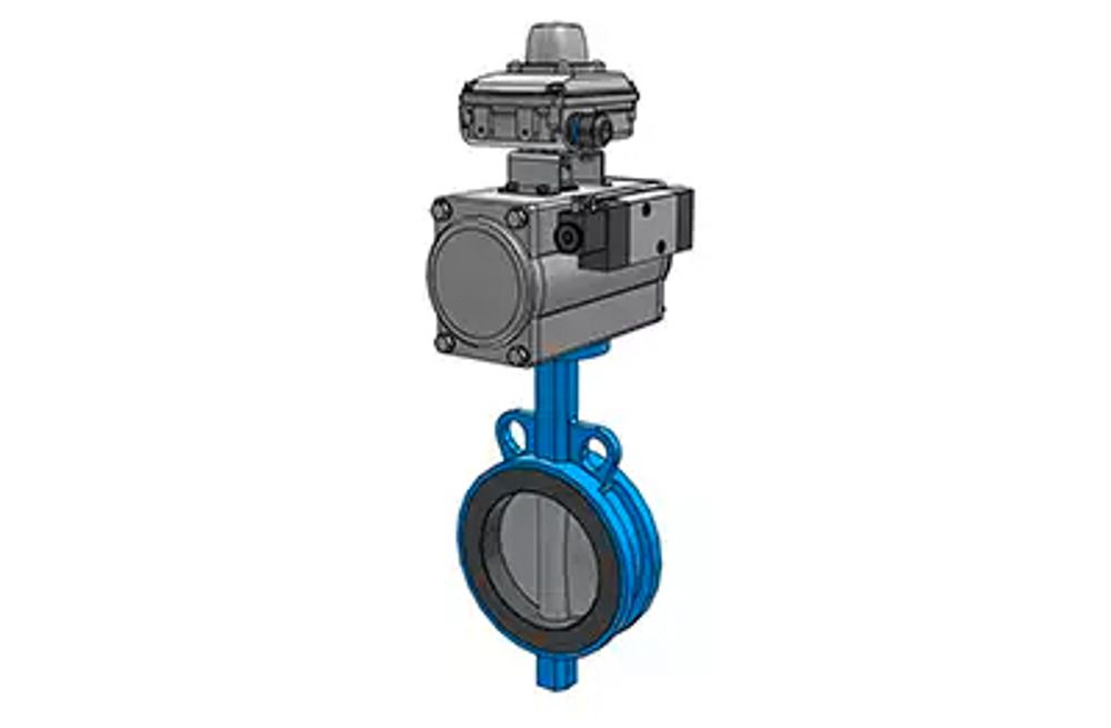 Дисковый затвор DN125