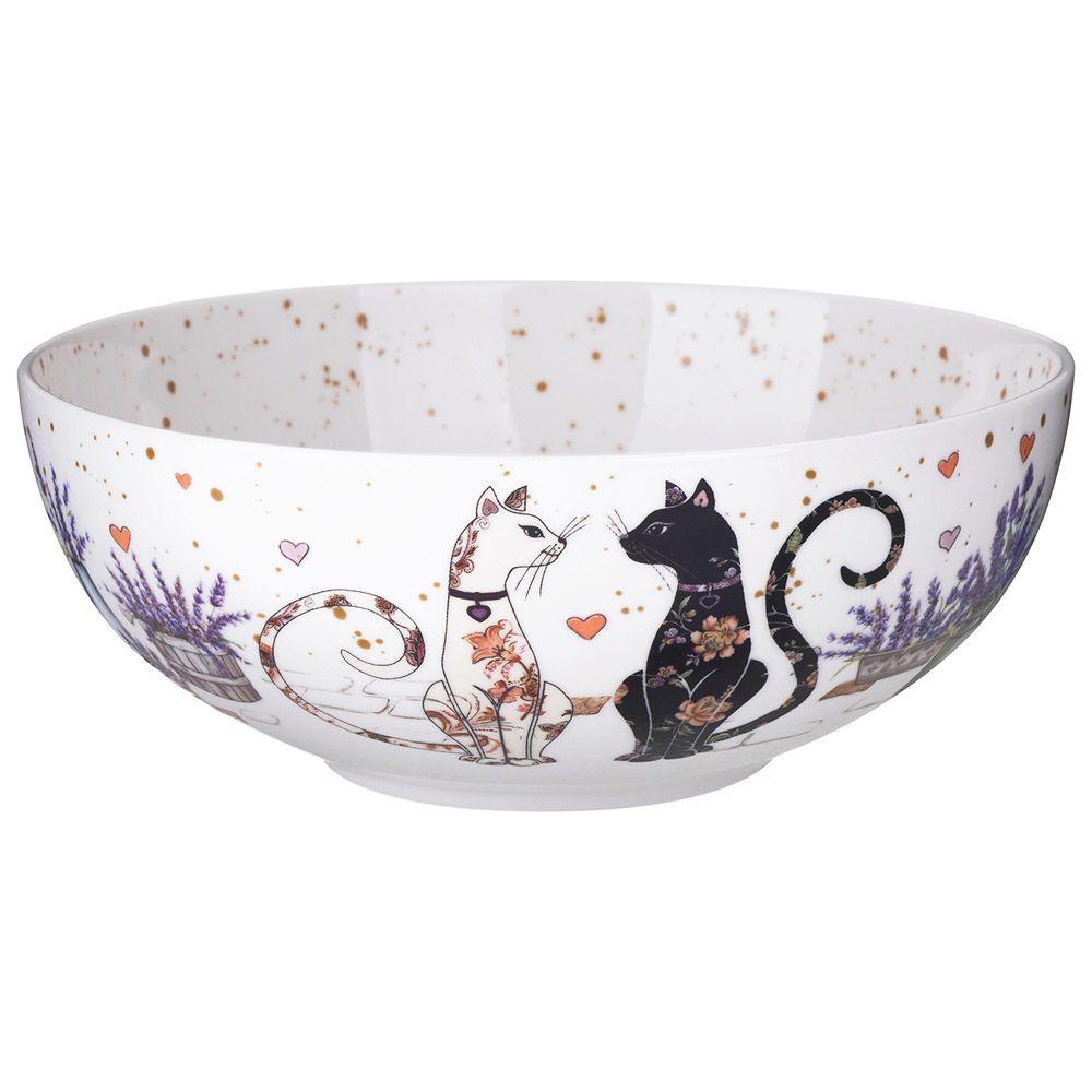 САЛАТНИК LEFARD "ЛАВАНДОВЫЕ КОТЫ" 17,5*6,5 СМ 850 МЛ (КОР=24ШТ.)