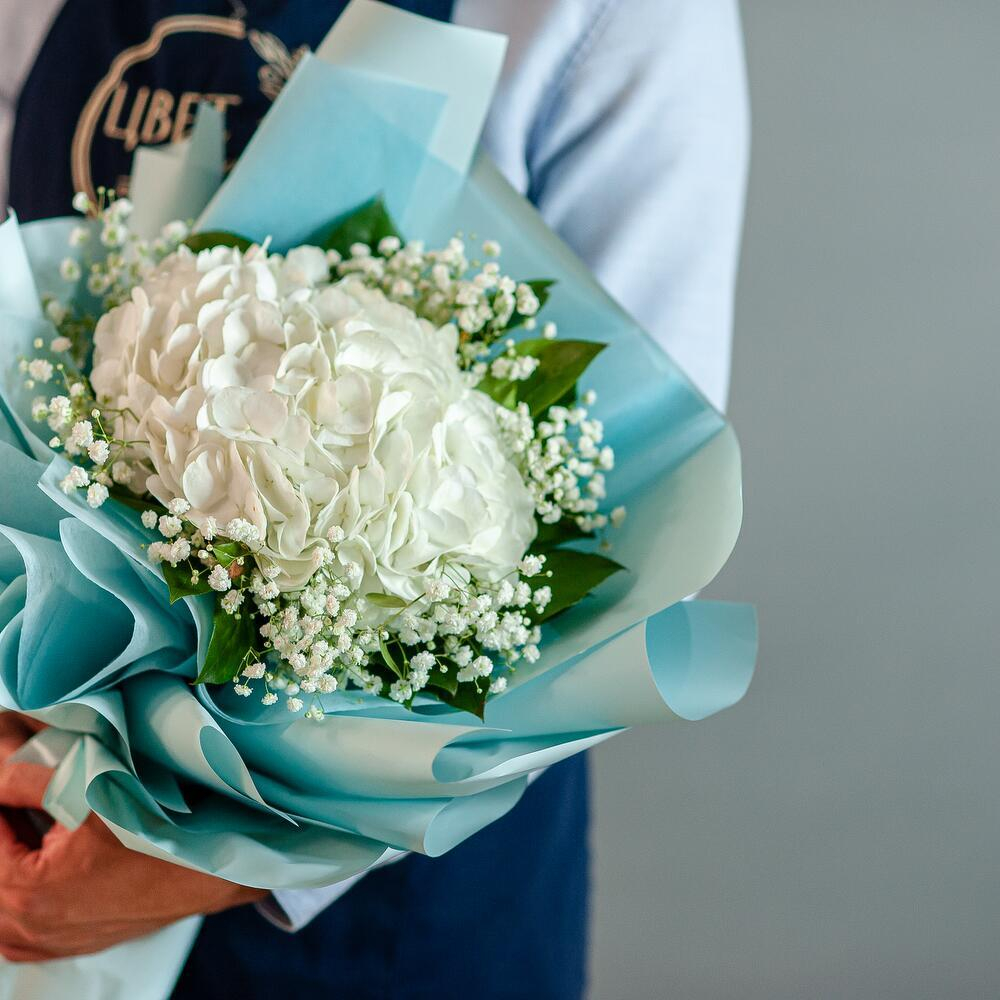 Комплимент с гортензией