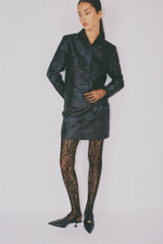 Black blossom skirt