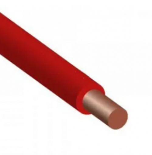 Провод медный ПуВ 2,5 (ПВ-1 2,5) красный (бухта 50) (кратно 50)