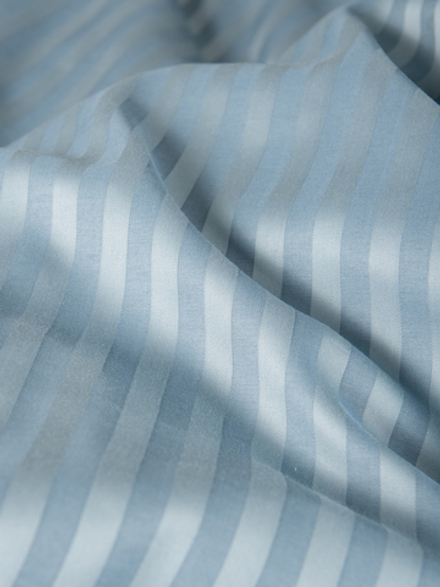 UTOPIA Комплект постельного белья, сатин св-синий страйп