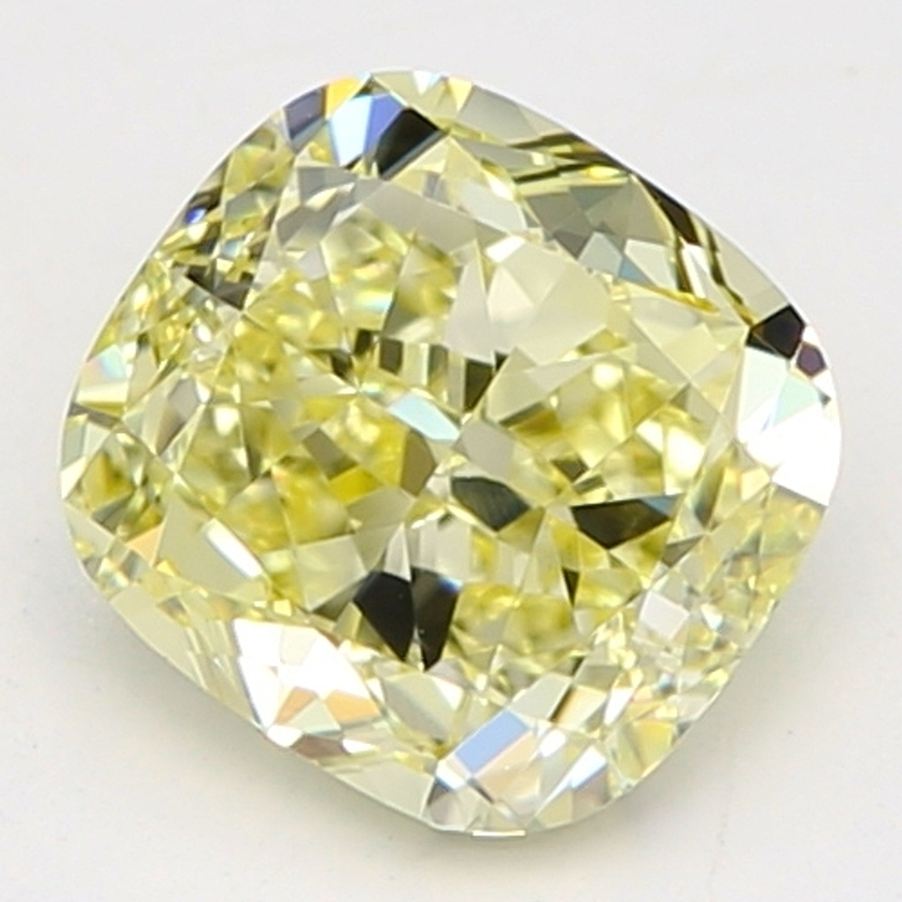 Бриллиант Fancy Light Yellow VVS1 Антик 0,6 карат 5 х 4,6 мм