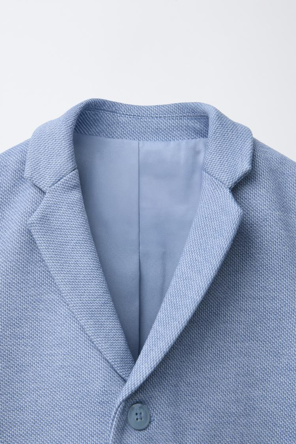 ZARA КОСТЮМНЫЙ БЛЕЙЗЕР КОМФОРТНОЙ ПОСАДКИ, СИНИЙ