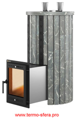 Печь для бани Эверест "Steam Master 44 INOX" Ламель Талькохлорит, S-20