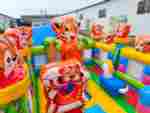 Коммерческий батут «Тигриная страна 2», 8х4х5 м без пандуса