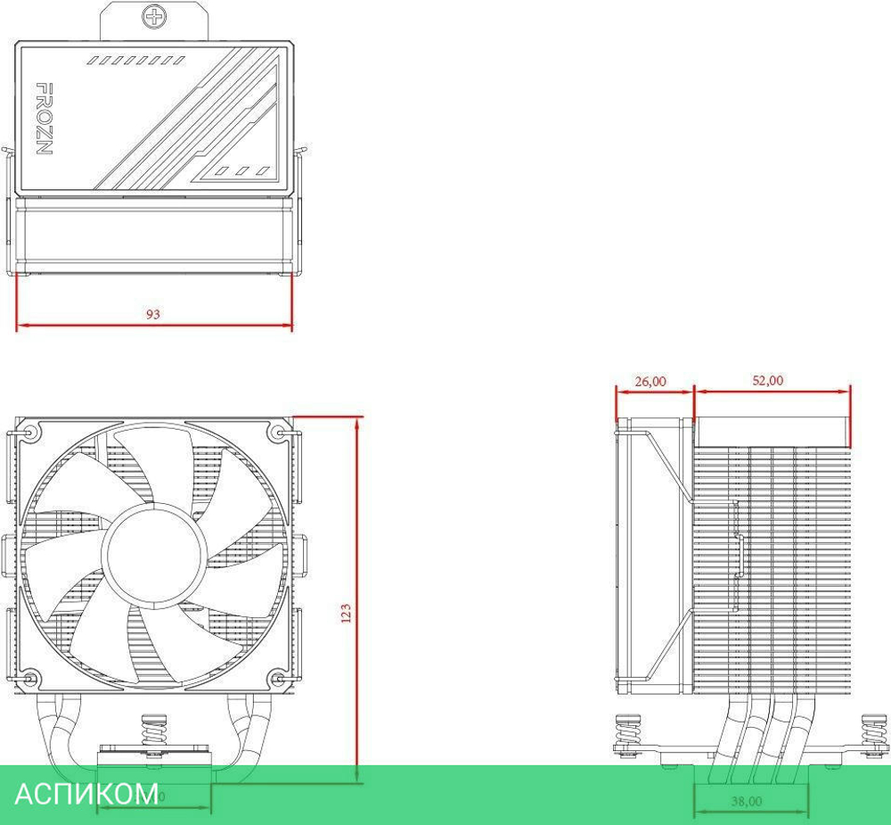 Кулер для процессора ID-Cooling Frozn A400 ARGB