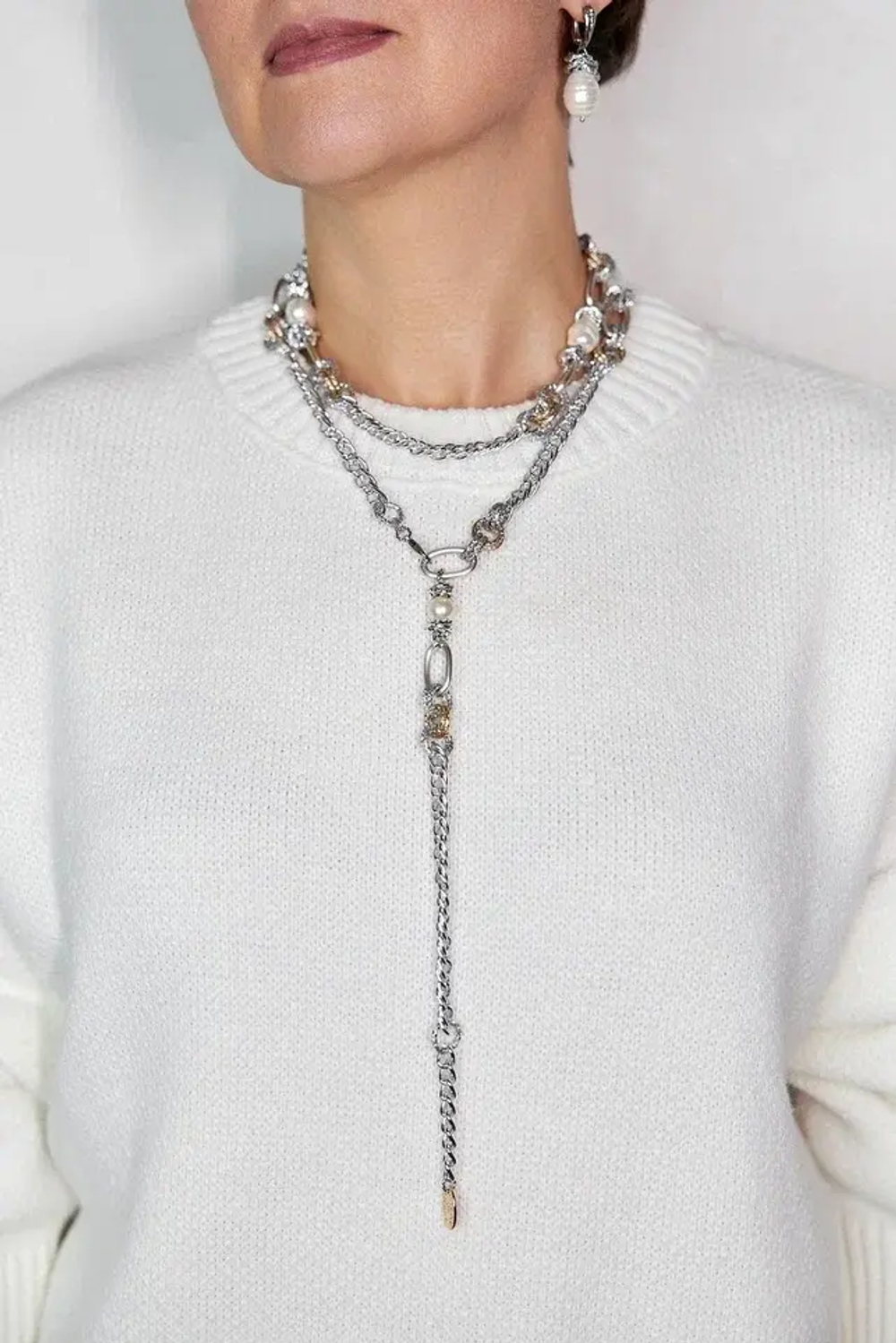 HMG 1131 Колье 110см mix  арт.2500