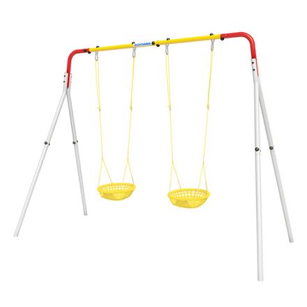 ROMANA Каркас для качелей (желтый/серый) (с детскими качелями)