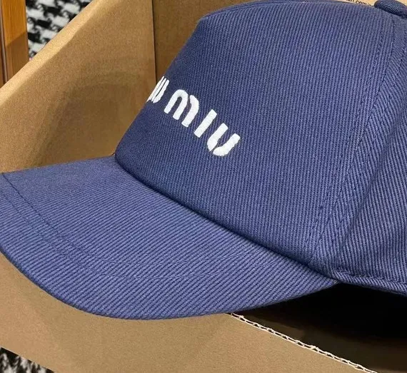 Бейсболка MIU MIU синий