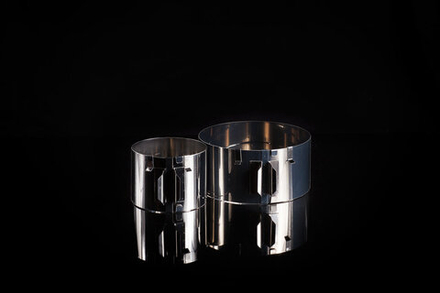 Форма металлическая кольцо, раздвижная, Премиум H 15 см D 16-30