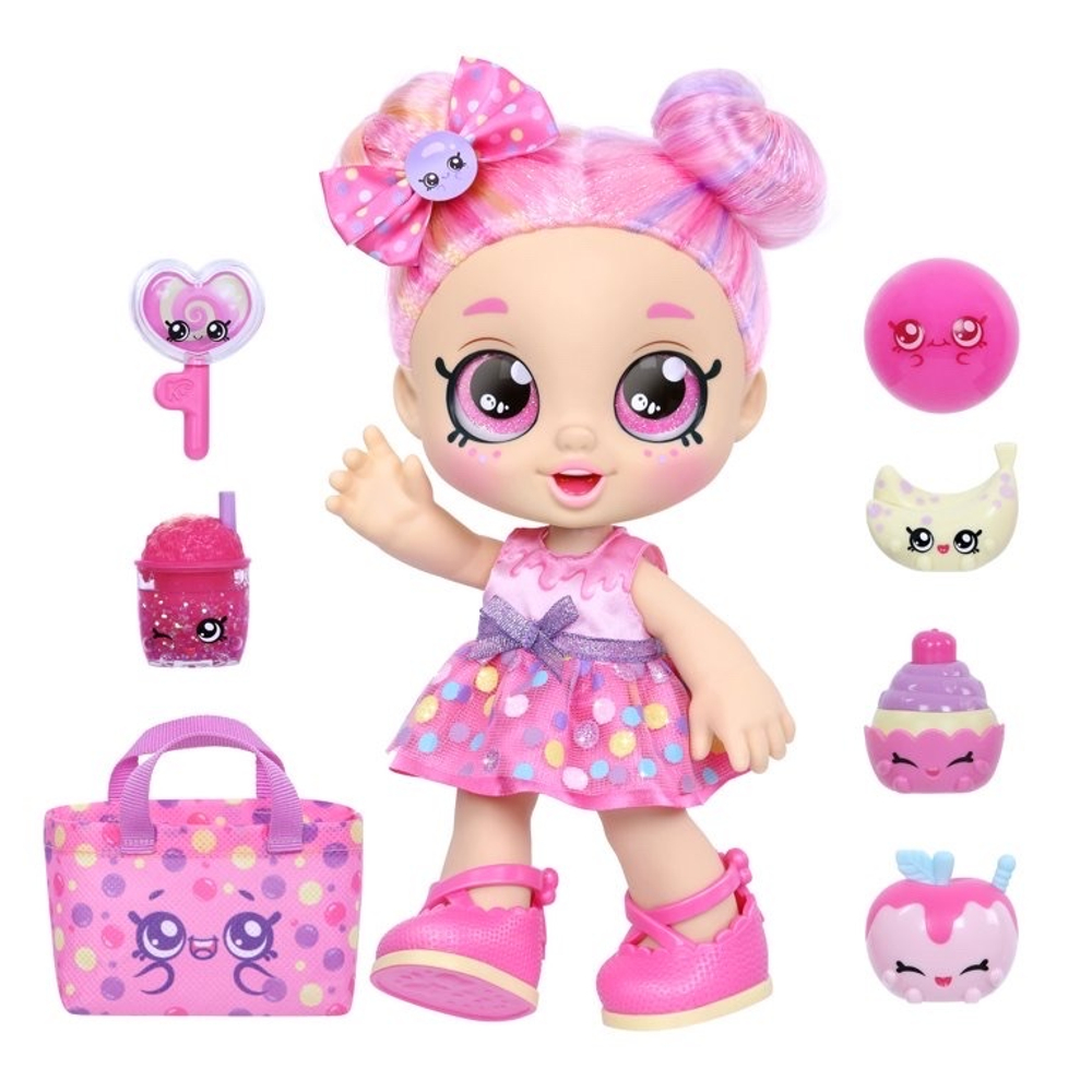 Кукла Kindi Kids Bubbleisha с сумкой для покупок