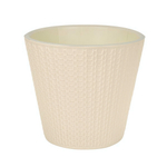 Горшок для цветов "Velvet" D230 мм, 5л (светло-бежевый)