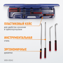 WDK-65042 Набор монтажных лопаток, 4 предмета